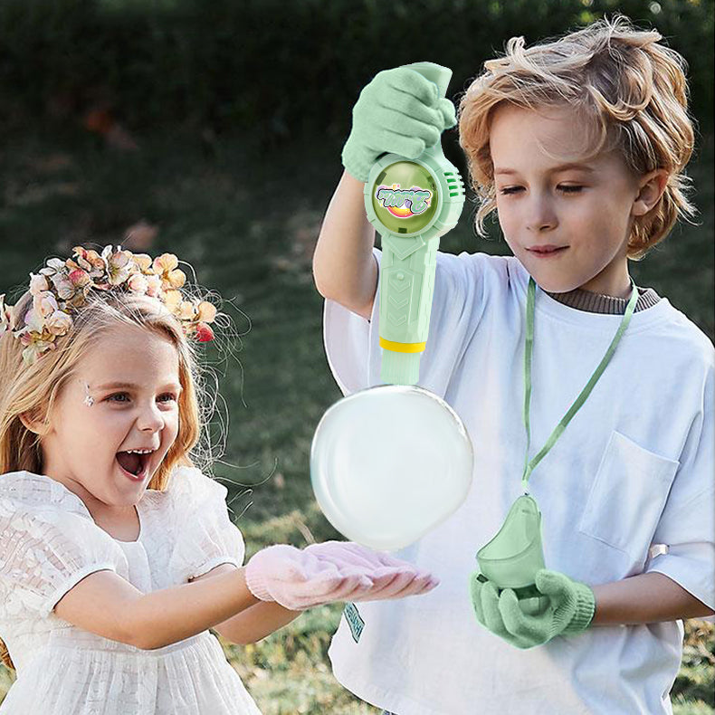 Mist Bubble Machine for Kids – Elastic Bubble Fog Wand, Smoke Bubble Sword, Interactive STEM Toy with Lights & Music, Parent-Child Fun, Outdoor Summer Play, Birthday Gift for Boys & Girls