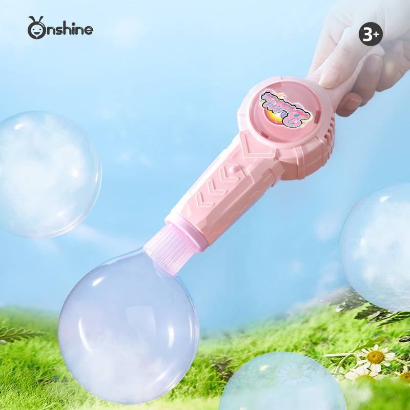 Mist Bubble Machine for Kids – Elastic Bubble Fog Wand, Smoke Bubble Sword, Interactive STEM Toy with Lights & Music, Parent-Child Fun, Outdoor Summer Play, Birthday Gift for Boys & Girls